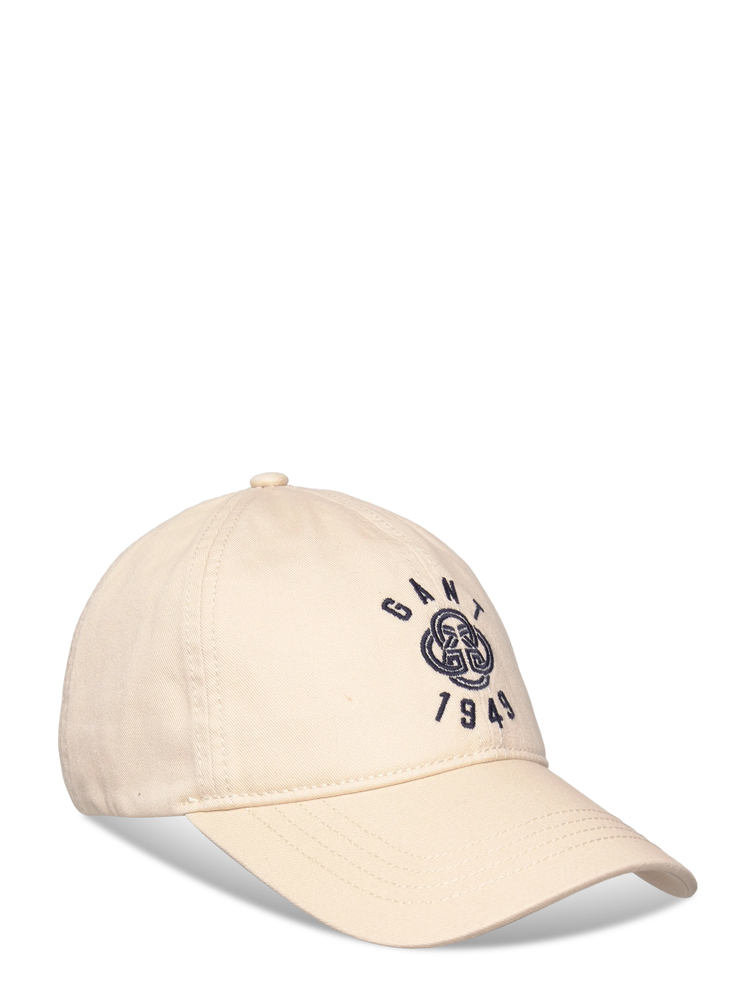 Gant GRAPHIC COTTON TWILL CAP - Mützen & Hüte - CREAMED WHITE / cream