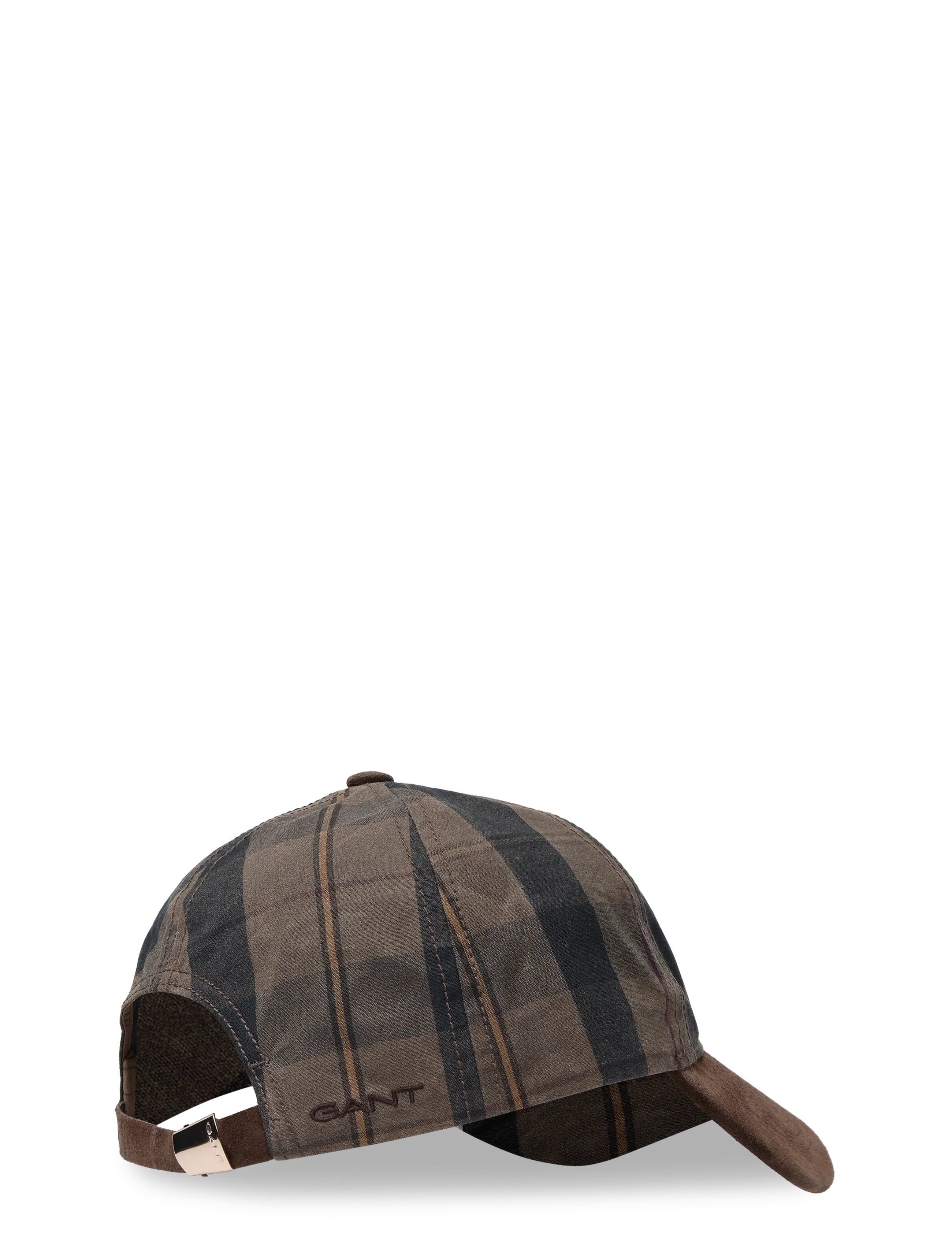 Gant - CHECKED WAXED CAP - kappen - faded taupe - 1