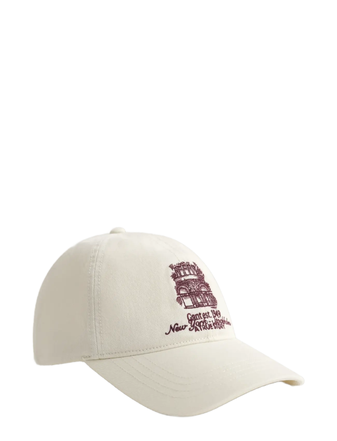 Gant GRAPHIC COTTON TWILL CAP - Schwedische Marken - CREAM / cream