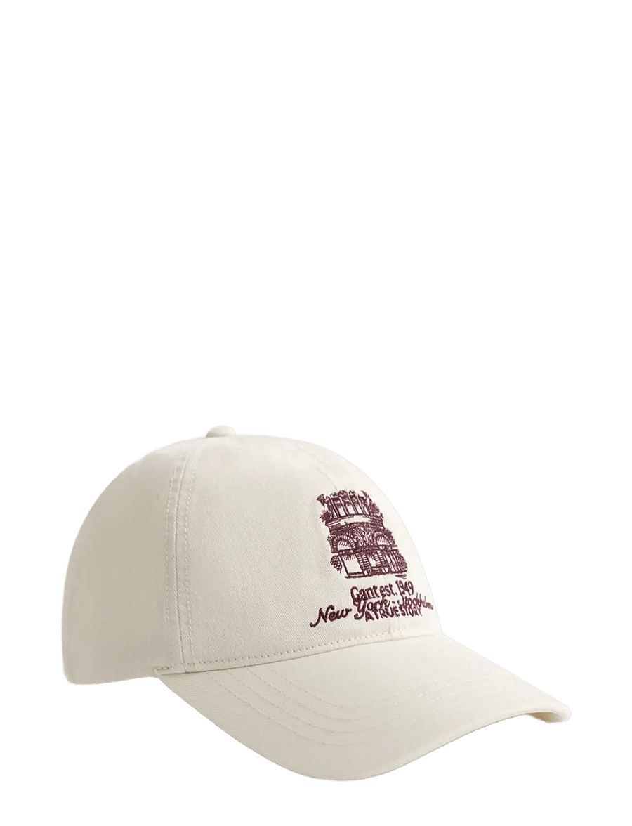 Gant - GRAPHIC COTTON TWILL CAP - kepsar - cream - 0