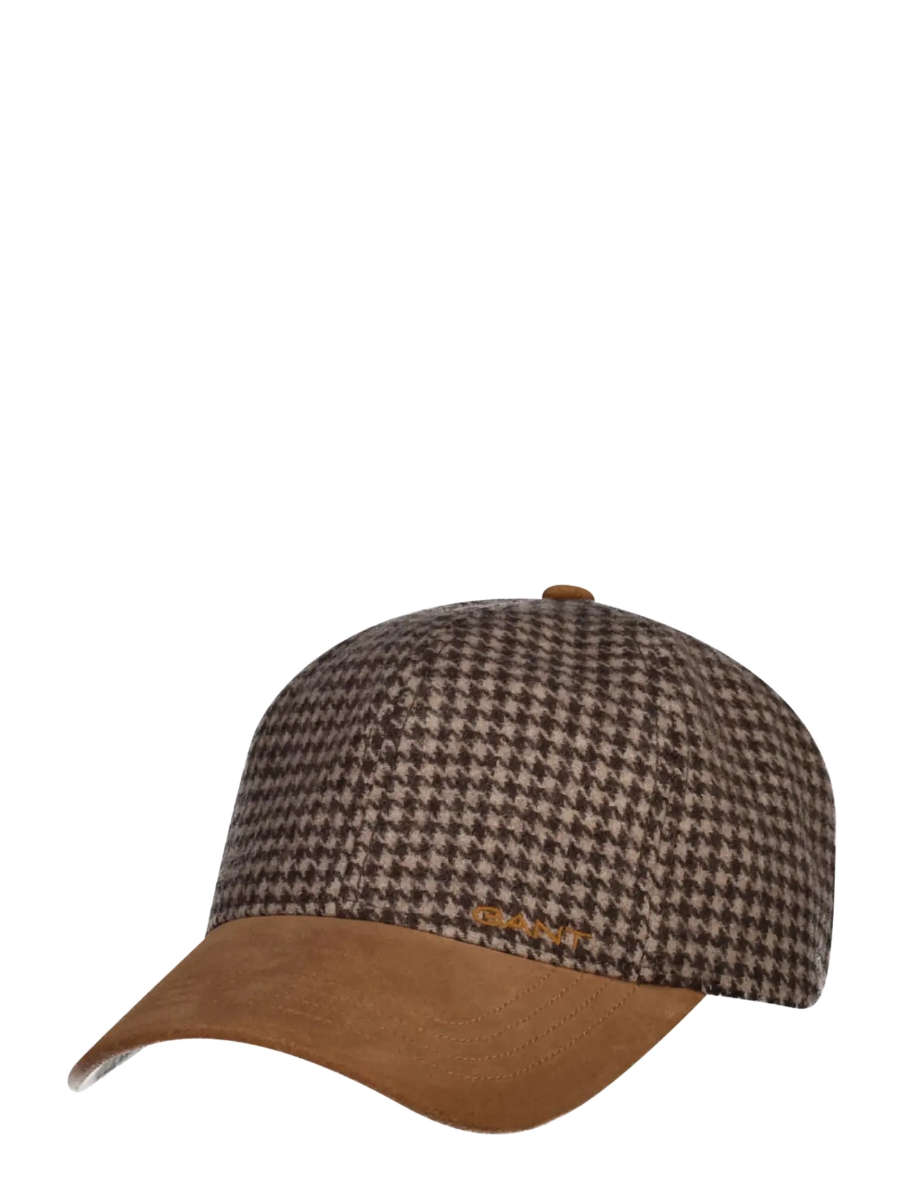 Gant CHECK WOOL CAP - Accessories - FADED TAUPE / brown