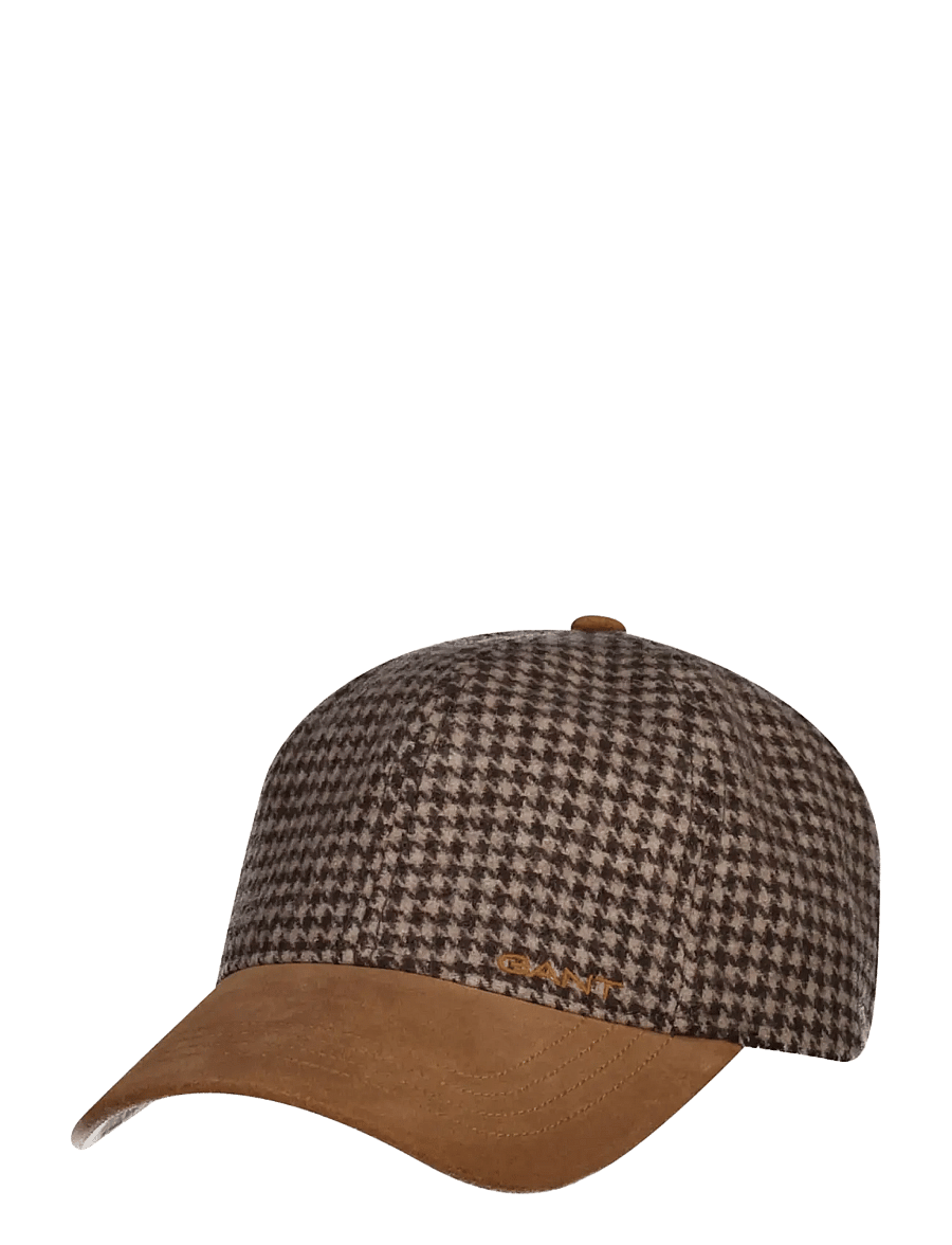 Gant - CHECK WOOL CAP - lippalakit - faded taupe - 0