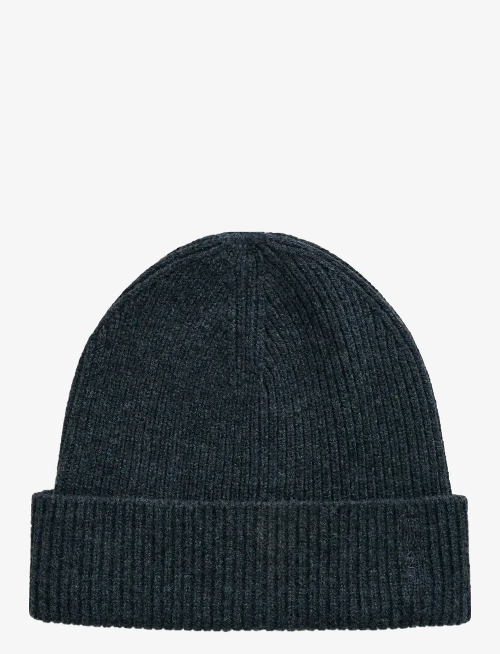GANT - WOOL RIBBED BEANIE - huer - charcoal melange - 1