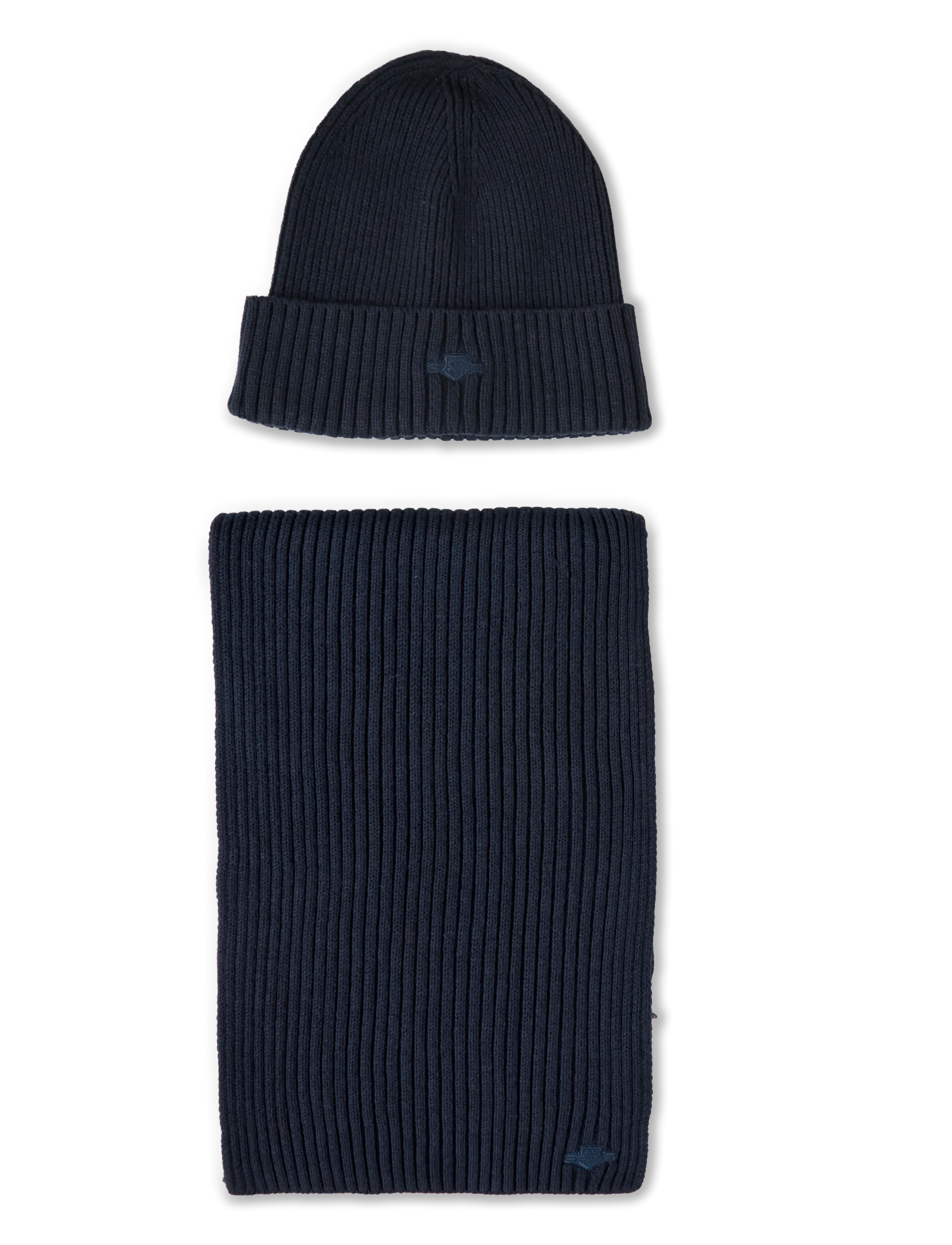Gant TONAL EMB SHIELD GIFT SET - Winter scarves - EVENING BLUE / navy