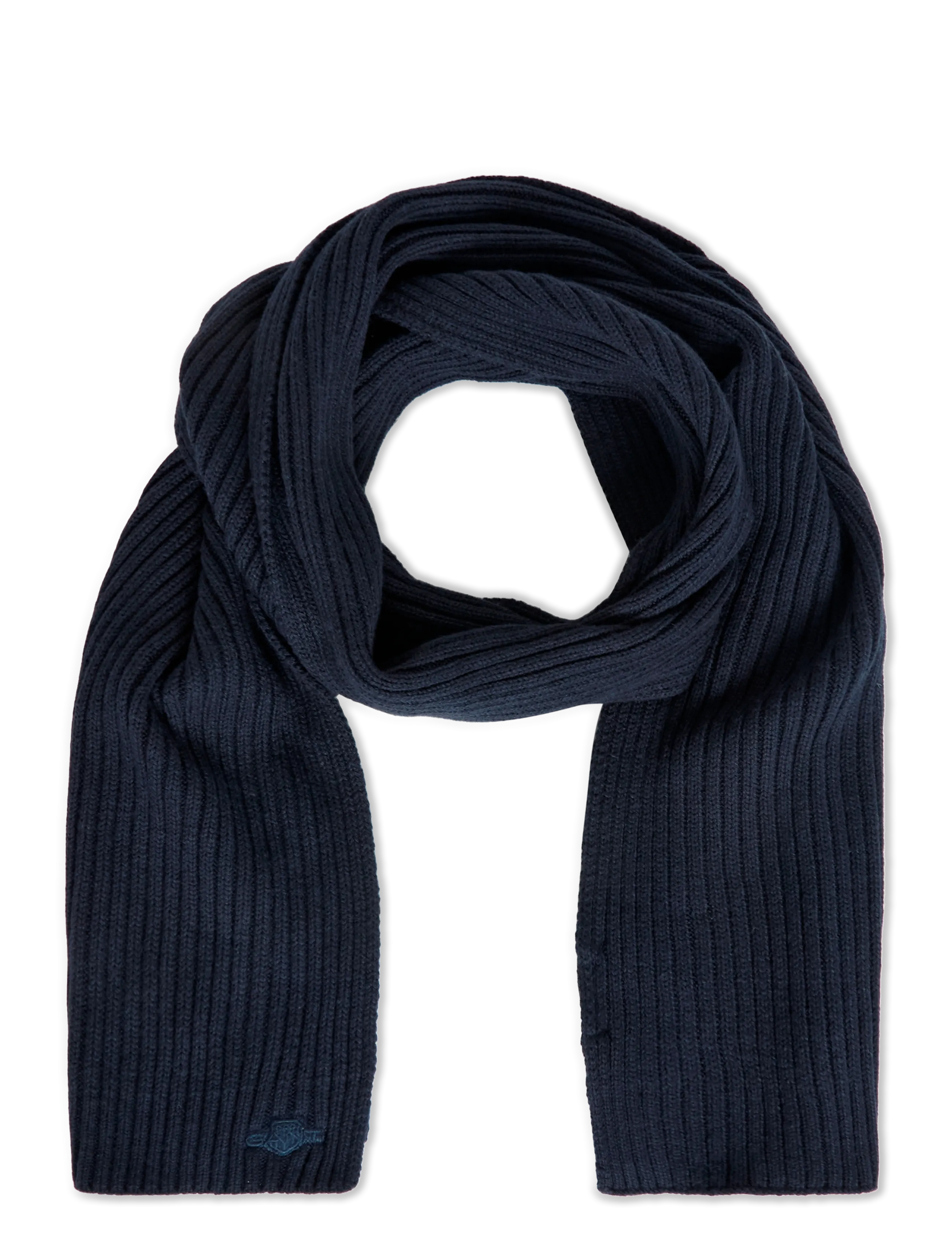 Gant - TONAL EMB SHIELD GIFT SET - winter scarves - evening blue - 2