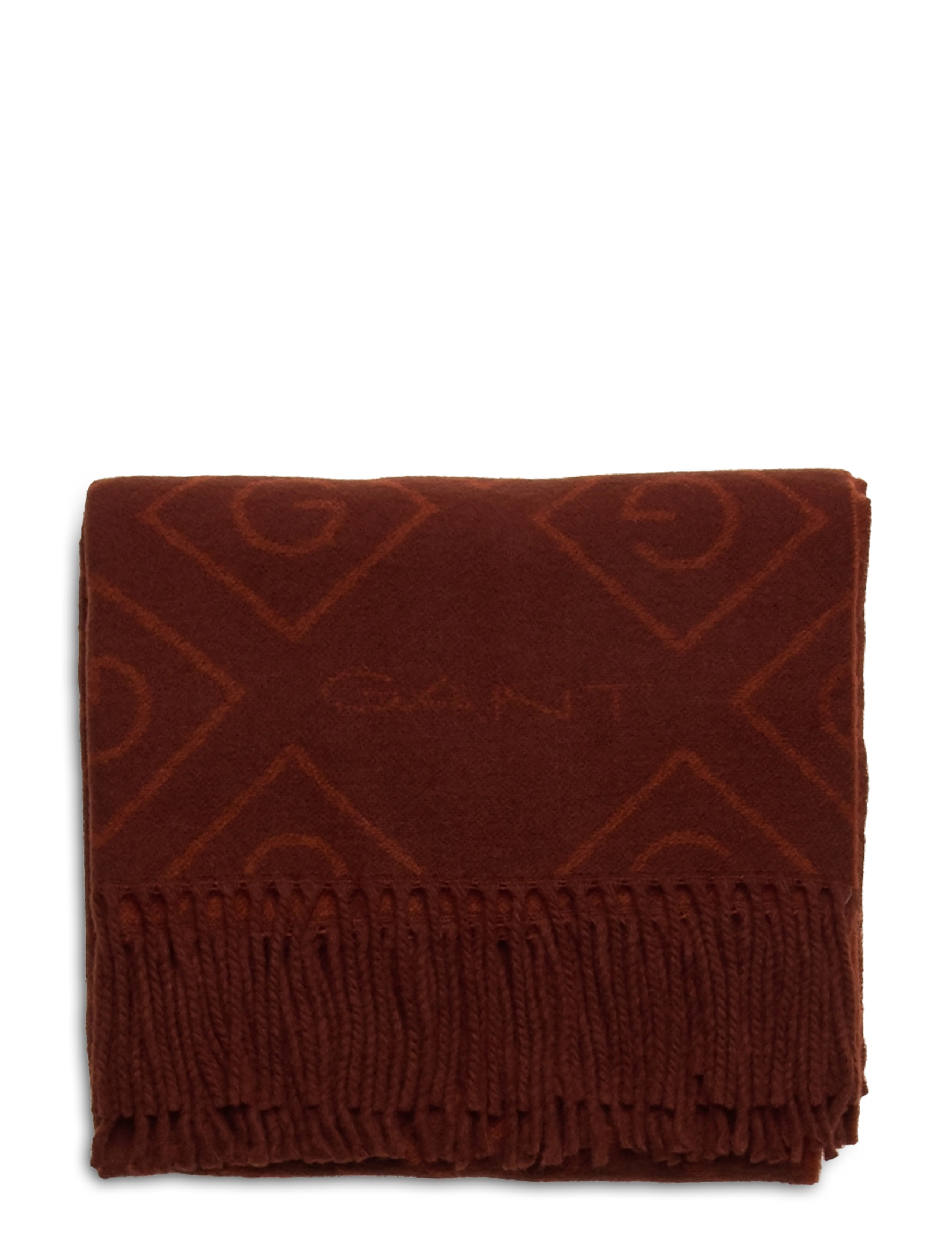 GANT - ICON G WOOL SCARF - red spice - 1