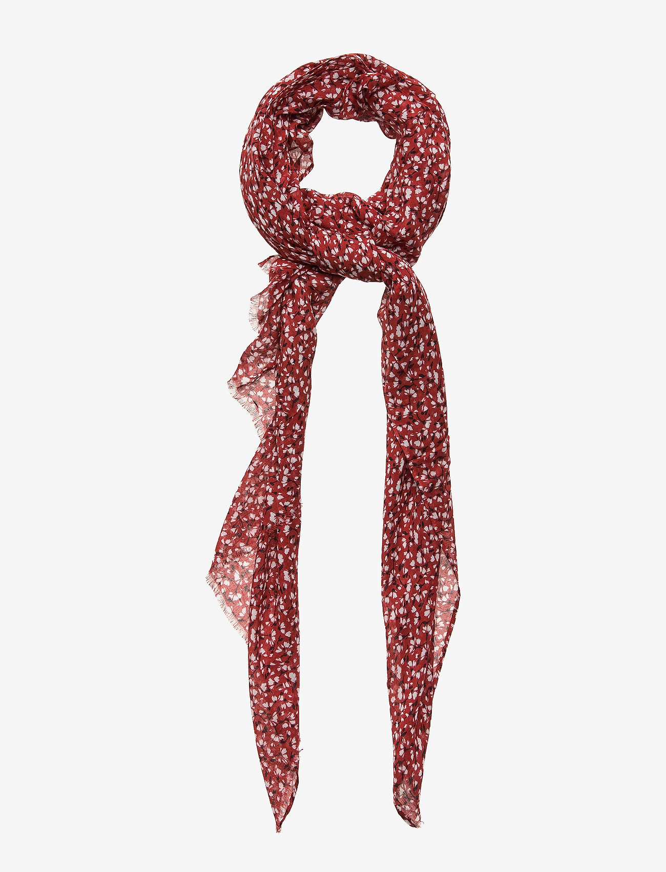 GANT - D2. SUMMER FLORAL SCARF - iron red - 0