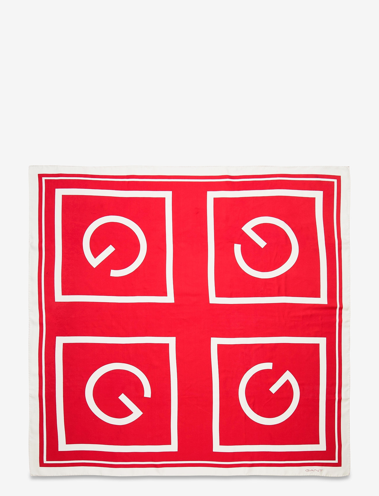 GANT - D1. LARGE G SILK SCARF - bright red - 2