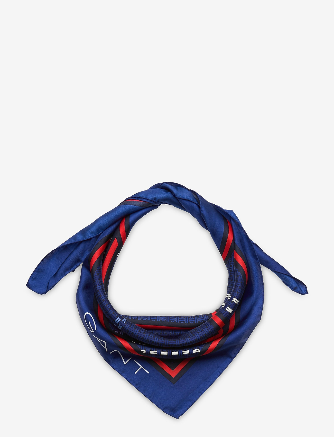 GANT - D1. SIGNATURE WEAVE SILK SCARF - crisp blue - 0