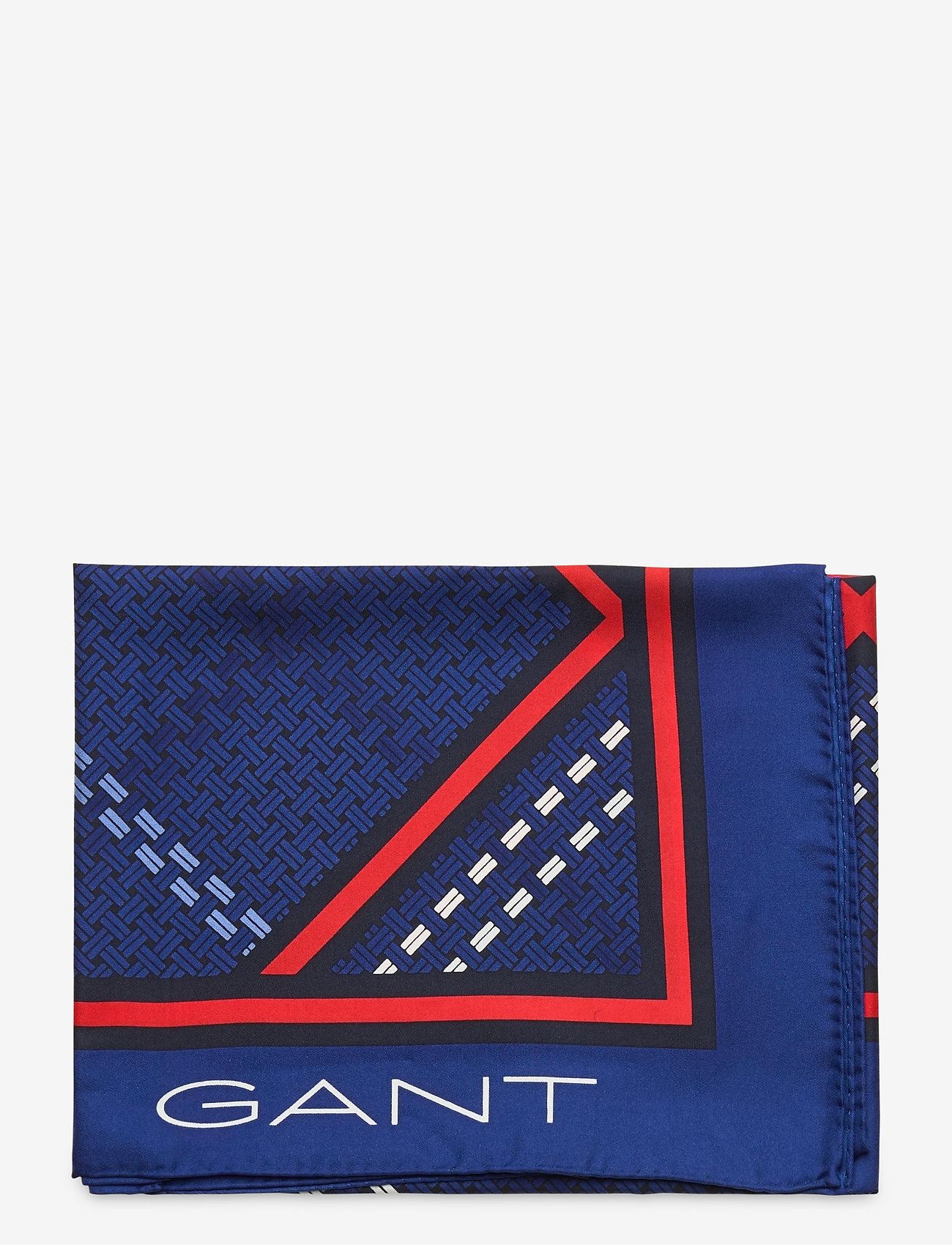 GANT - D1. SIGNATURE WEAVE SILK SCARF - crisp blue - 1