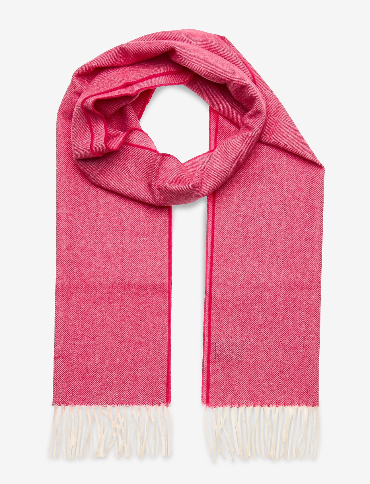 GANT - D1. HERRINGBONE WOOL SCARF - love potion - 0
