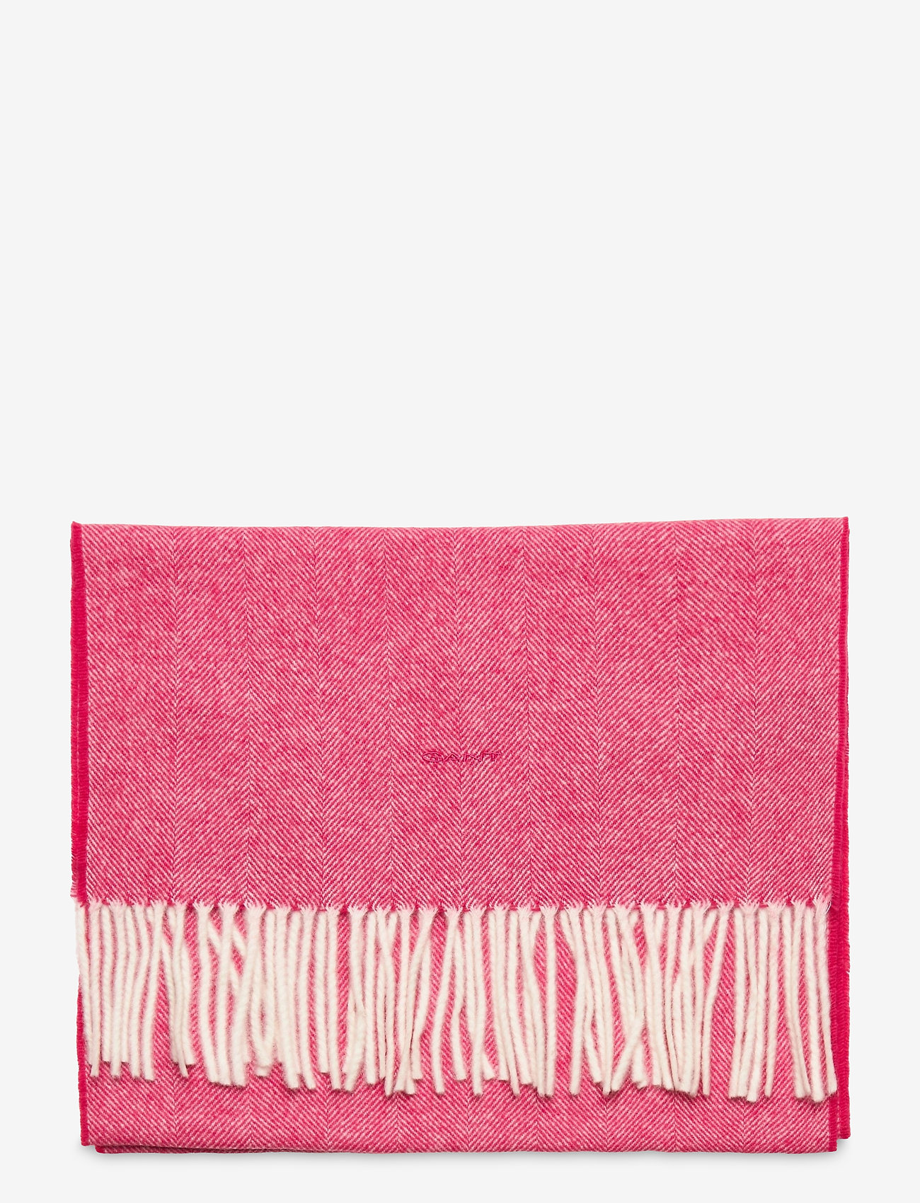 GANT - D1. HERRINGBONE WOOL SCARF - love potion - 1