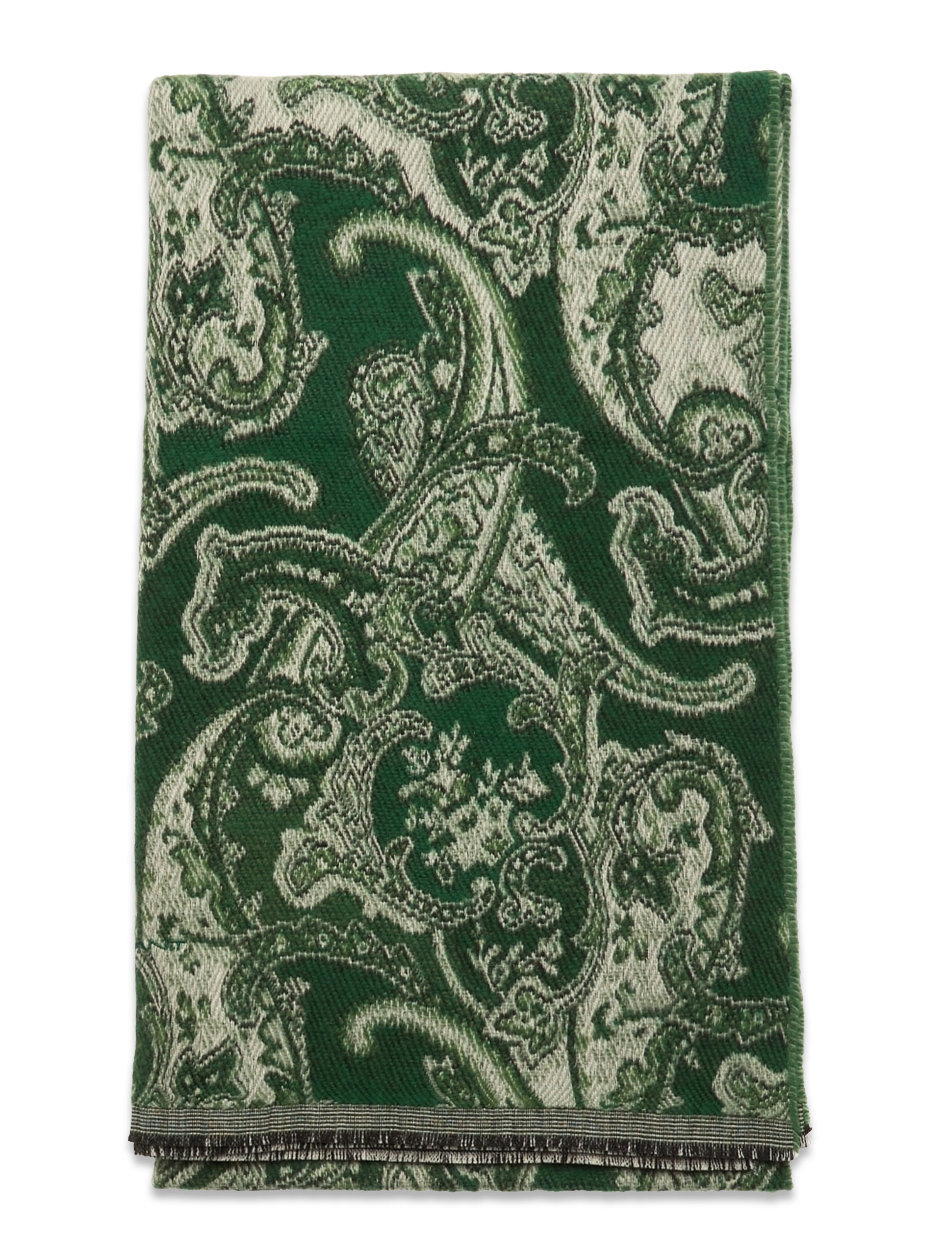 GANT - D2. PAISLEY SCARF - forest green - 1