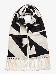 GANT - D1. QUADRAT LOGO MOHAIR SCARF - winter scarves - ebony black - 0