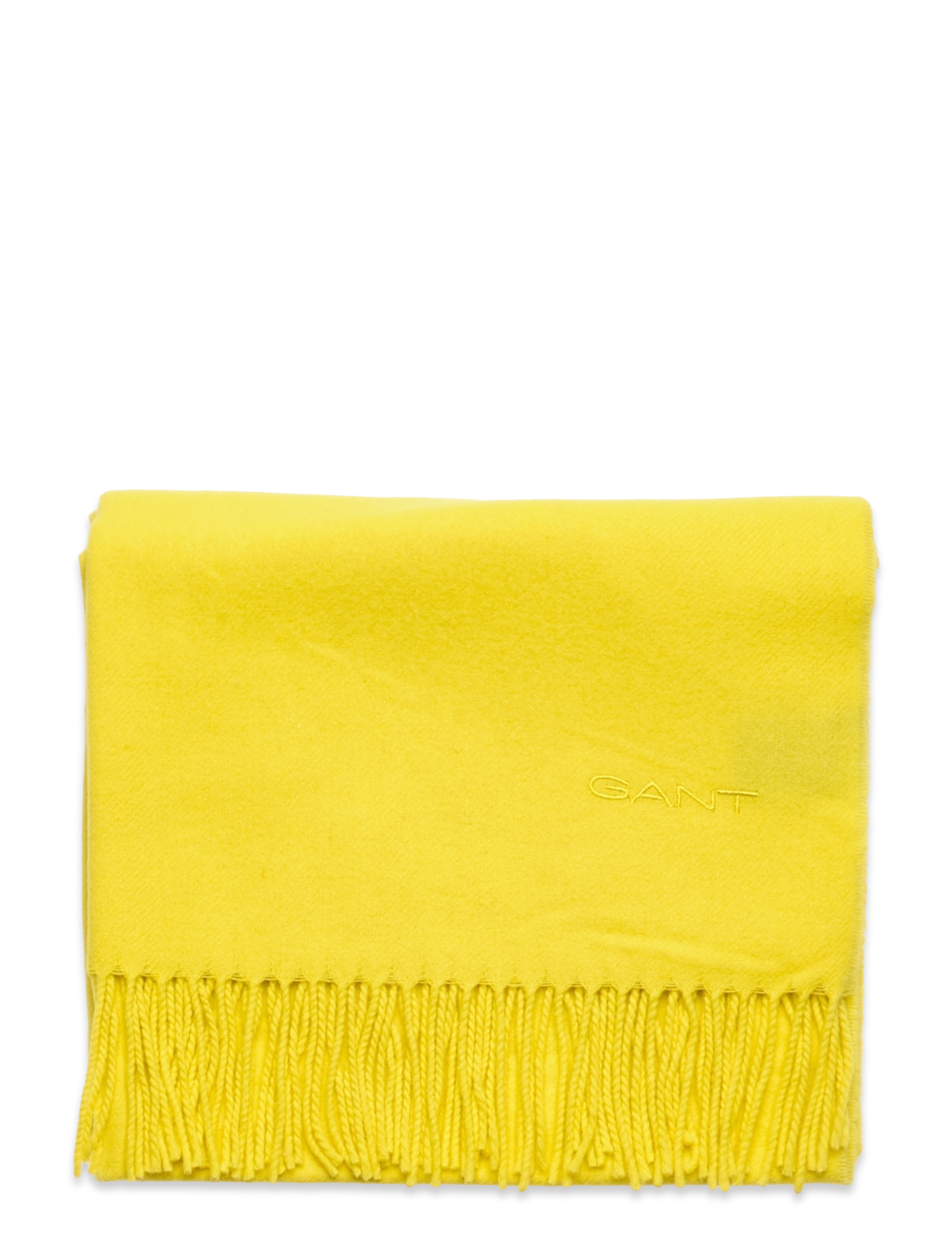 GANT - D2. WOOL SOLID WOVEN SCARF - electric yellow - 1