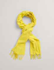 GANT - D2. WOOL SOLID WOVEN SCARF - electric yellow - 2