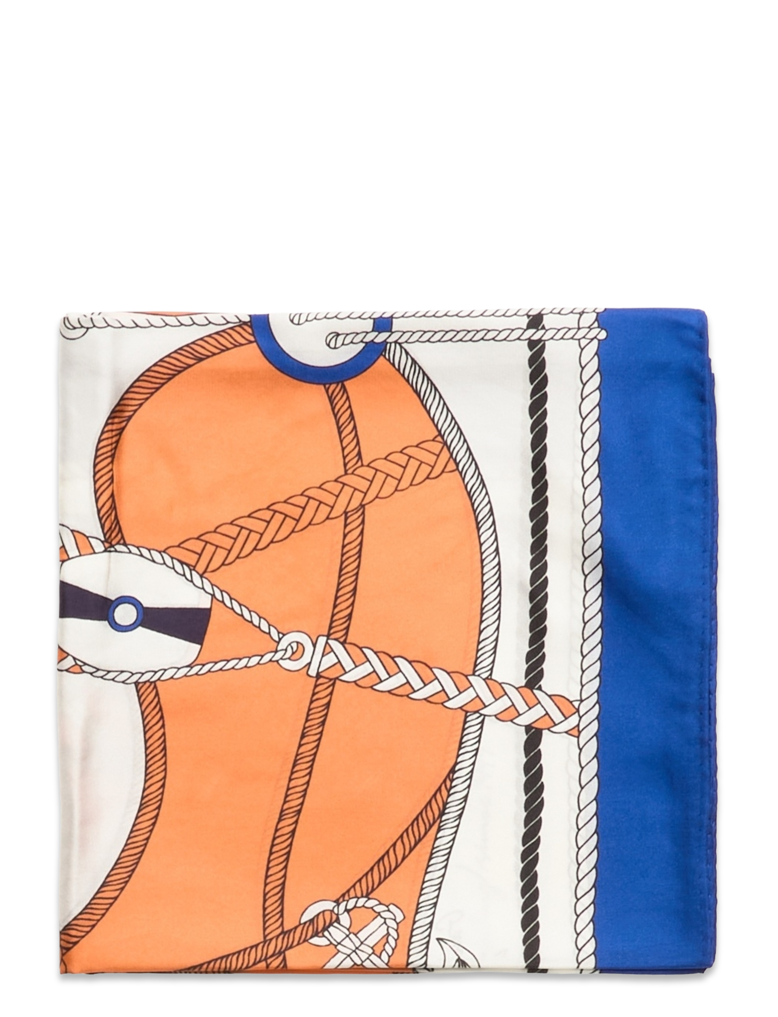 GANT - D2. SILK SCARF AOP - apricot orange - 1
