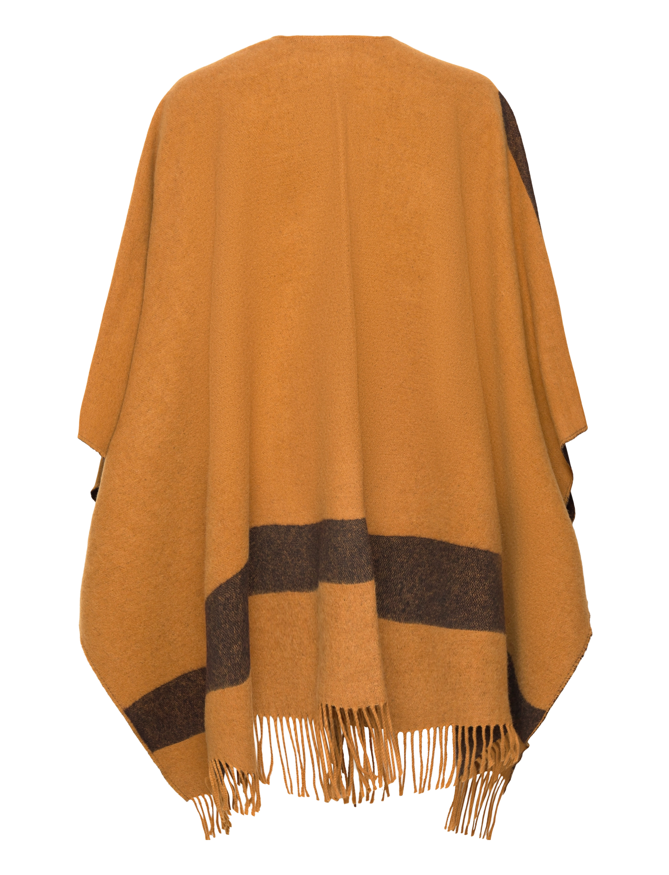 GANT - LOGO WOOL PONCHO - cinnamon brown - 1