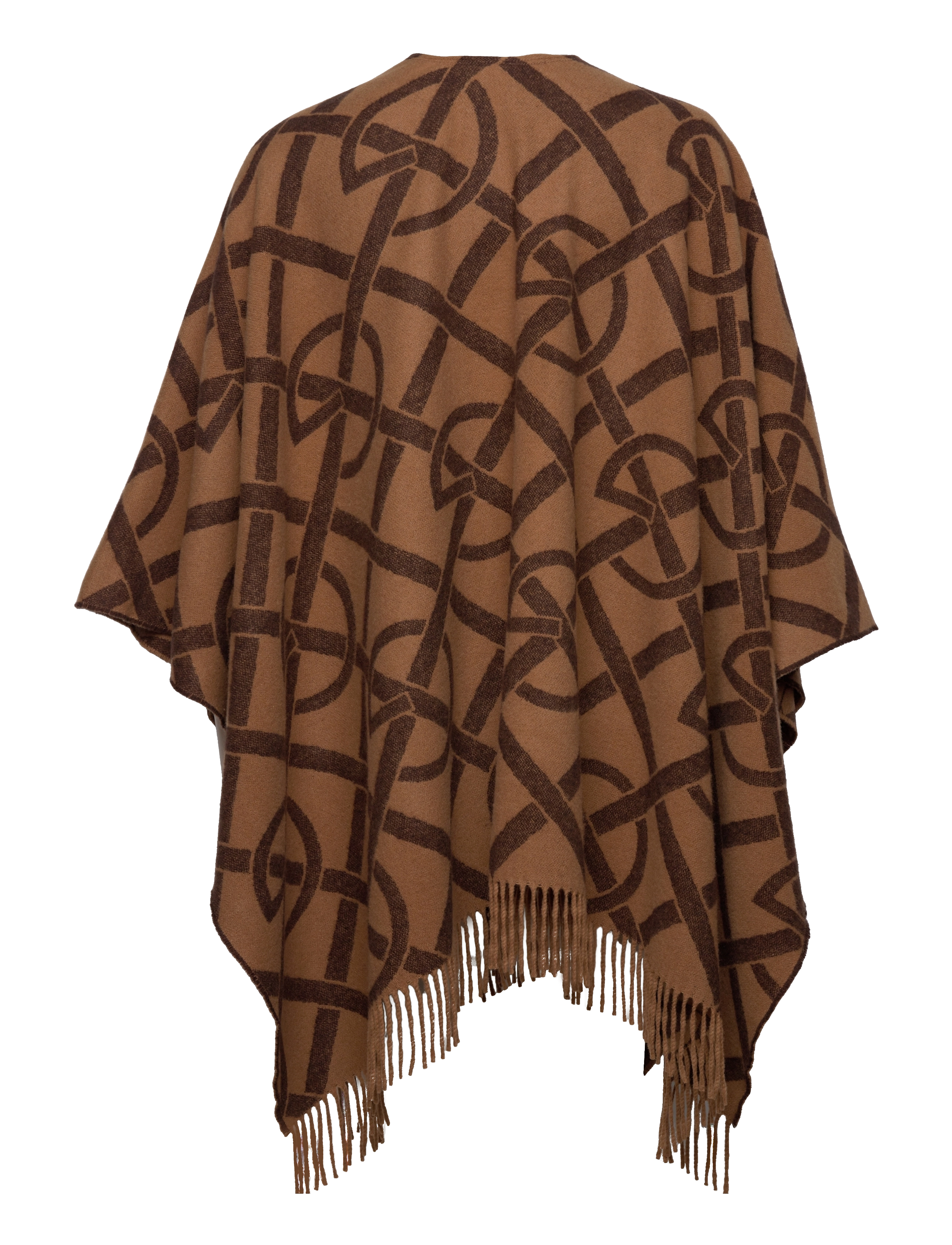 GANT - G PATTERN PONCHO - burnt sugar - 1