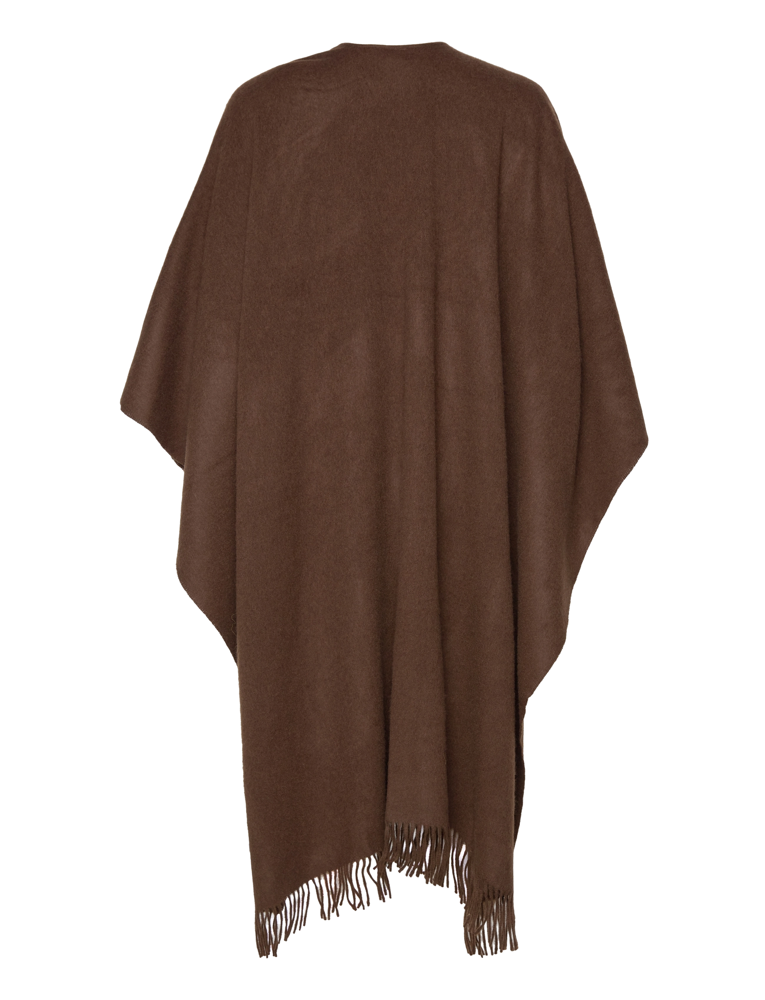 GANT - WOOL PONCHO - rich brown - 1