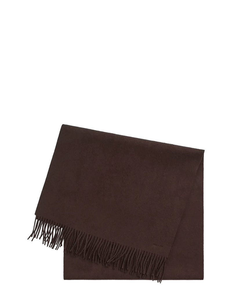 GANT - WOOL WOVEN SCARF - winterschals - deep brown - 0