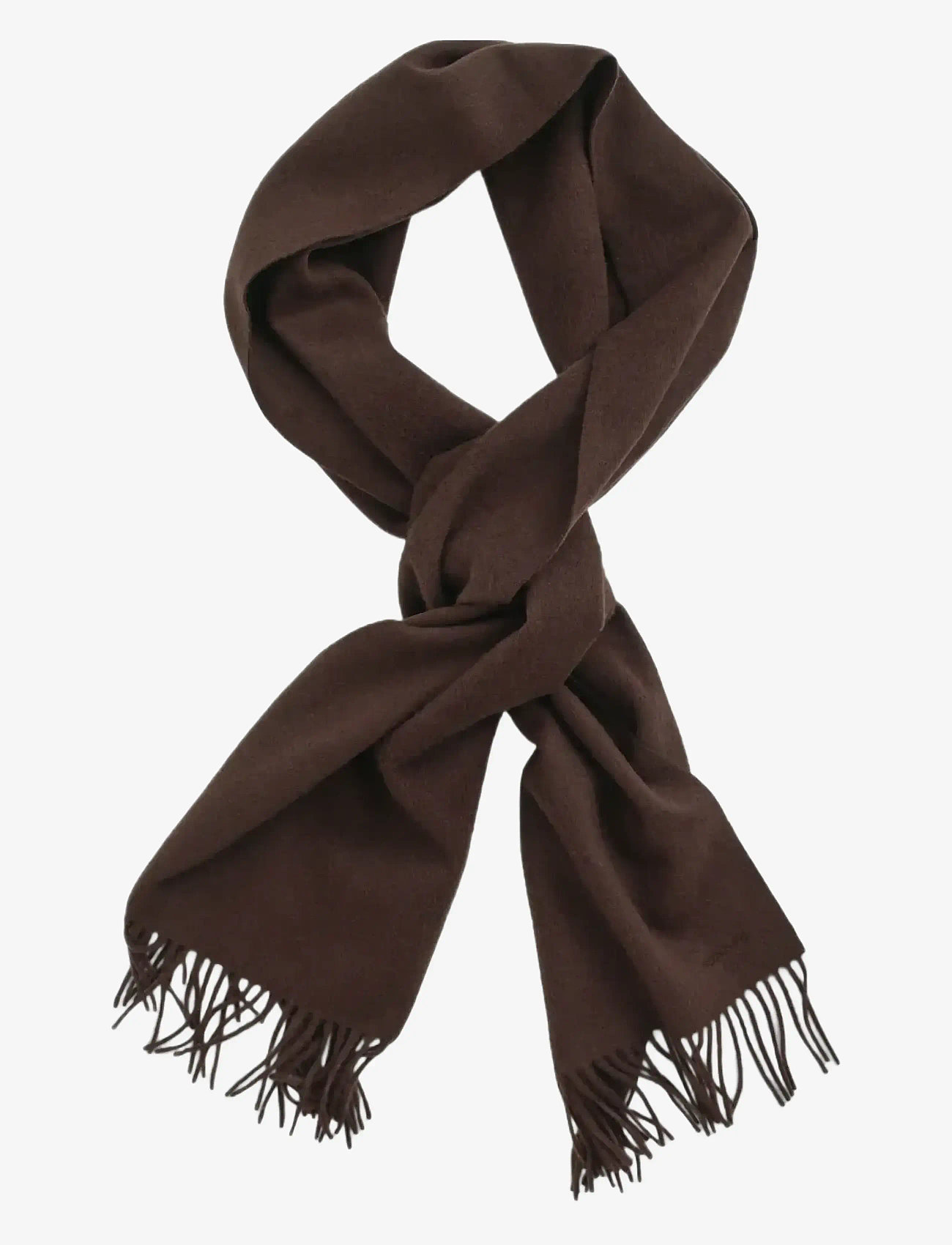 GANT - WOOL WOVEN SCARF - winterschals - deep brown - 1