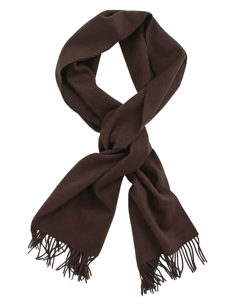 GANT - WOOL WOVEN SCARF - winterschals - deep brown - 1