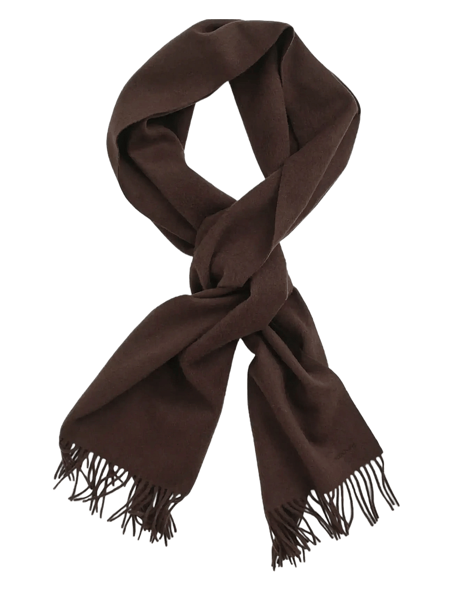Gant - WOOL WOVEN SCARF - halsdukar - deep brown - 1