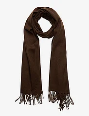 GANT - WOOL WOVEN SCARF - winter scarves - rich brown - 0