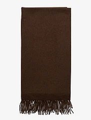 GANT - WOOL WOVEN SCARF - winter scarves - rich brown - 1