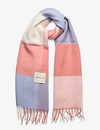 CHECKED SCARF - SHADE BLUE