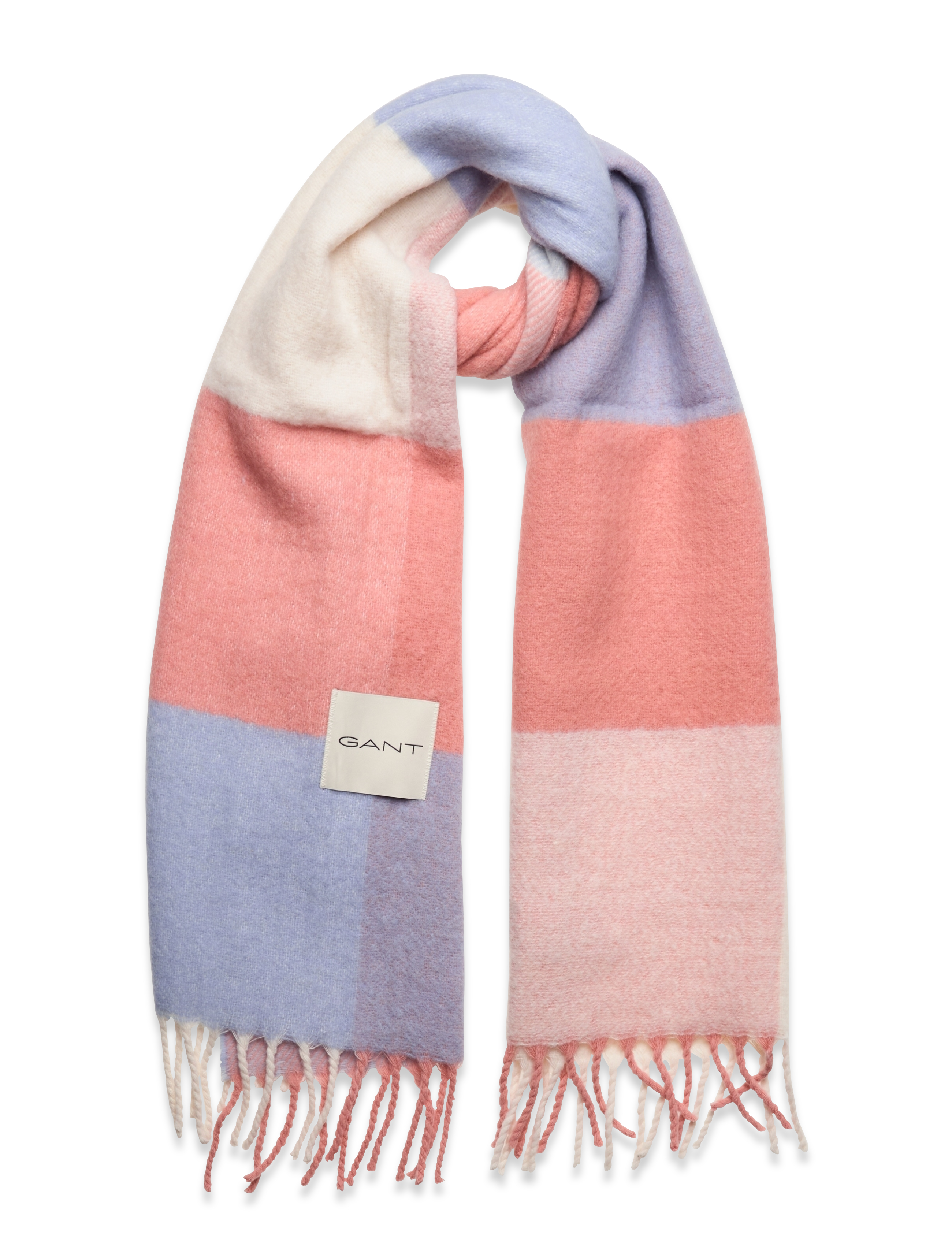 CHECKED SCARF - SHADE BLUE