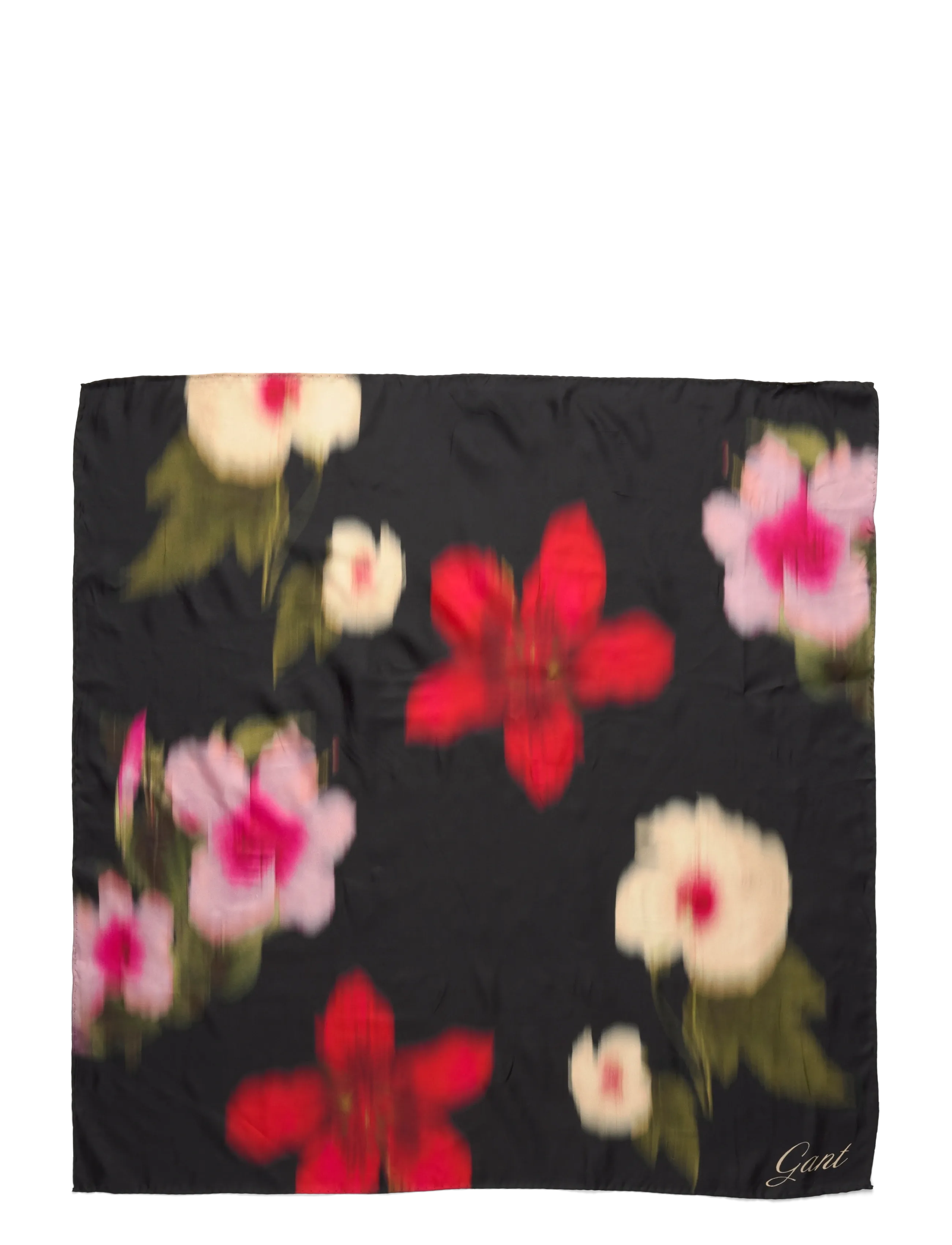 GANT - FLORAL PRINT SILK SCARF GIFT PACK - black - 1