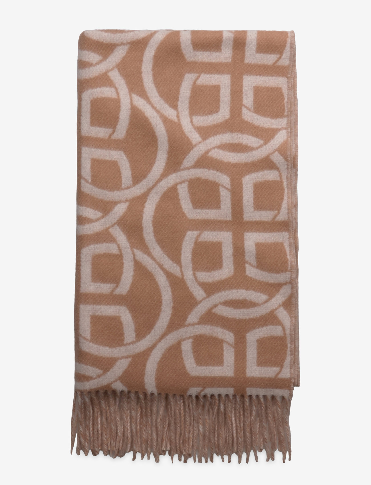 GANT - G PATTERN WOOL SCARF - accessories - caramel beige - 2
