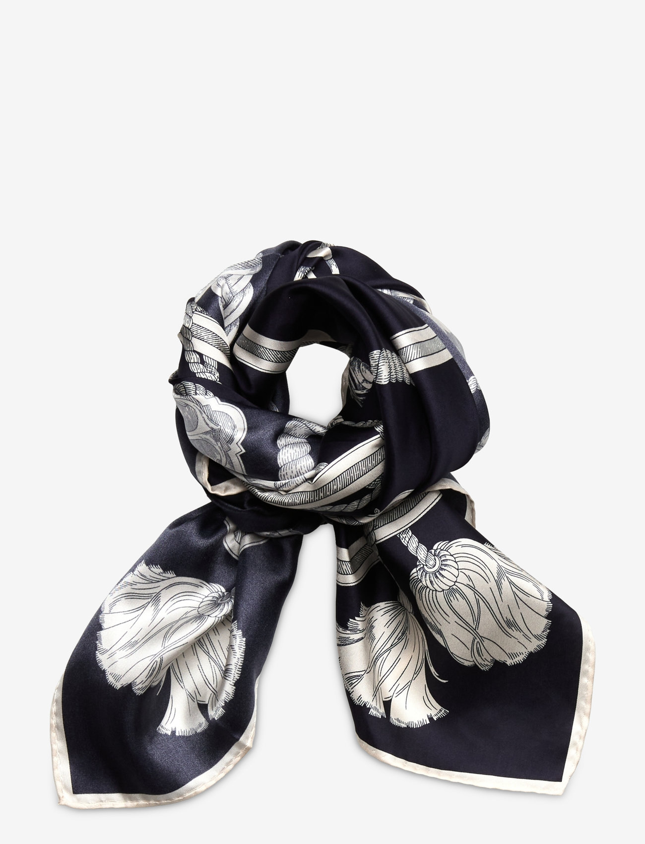 Gant - SAILING PRINT SILK SCARF - mode trends - deep cobalt - 0