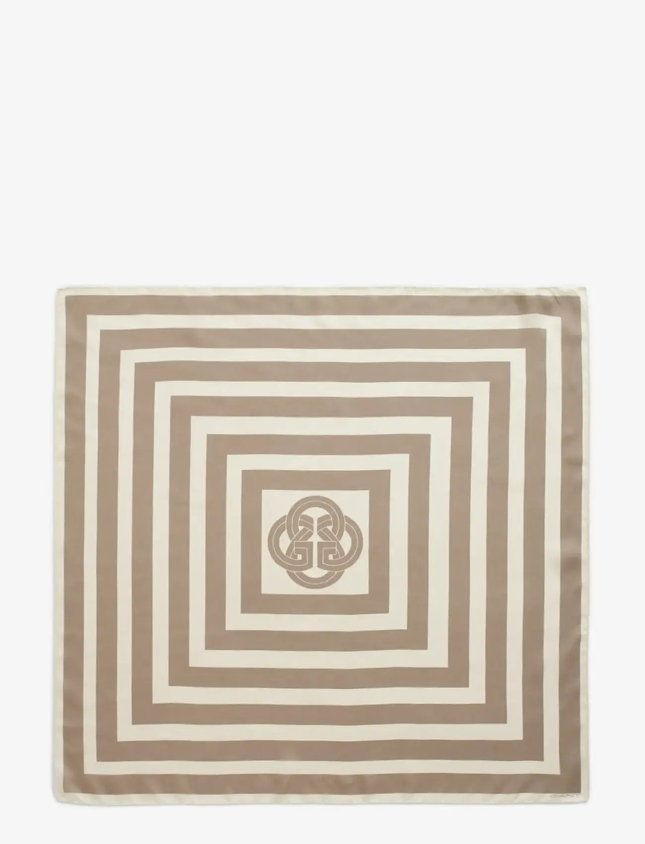 GANT - STRIPE PRINT SILK SCARF - sjalar - dry sand - 0