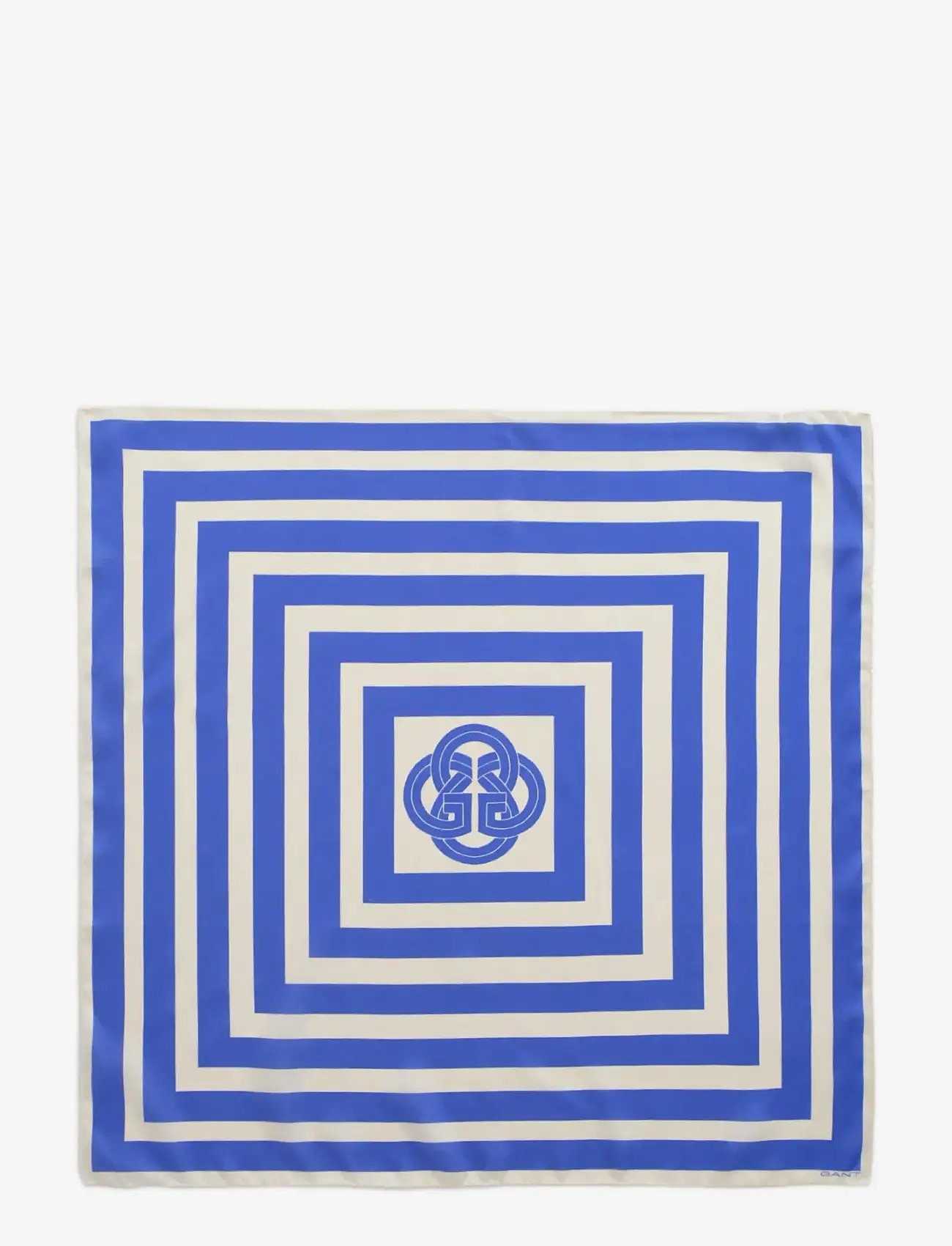 GANT - STRIPE PRINT SILK SCARF - sjalar - perfect blue - 1