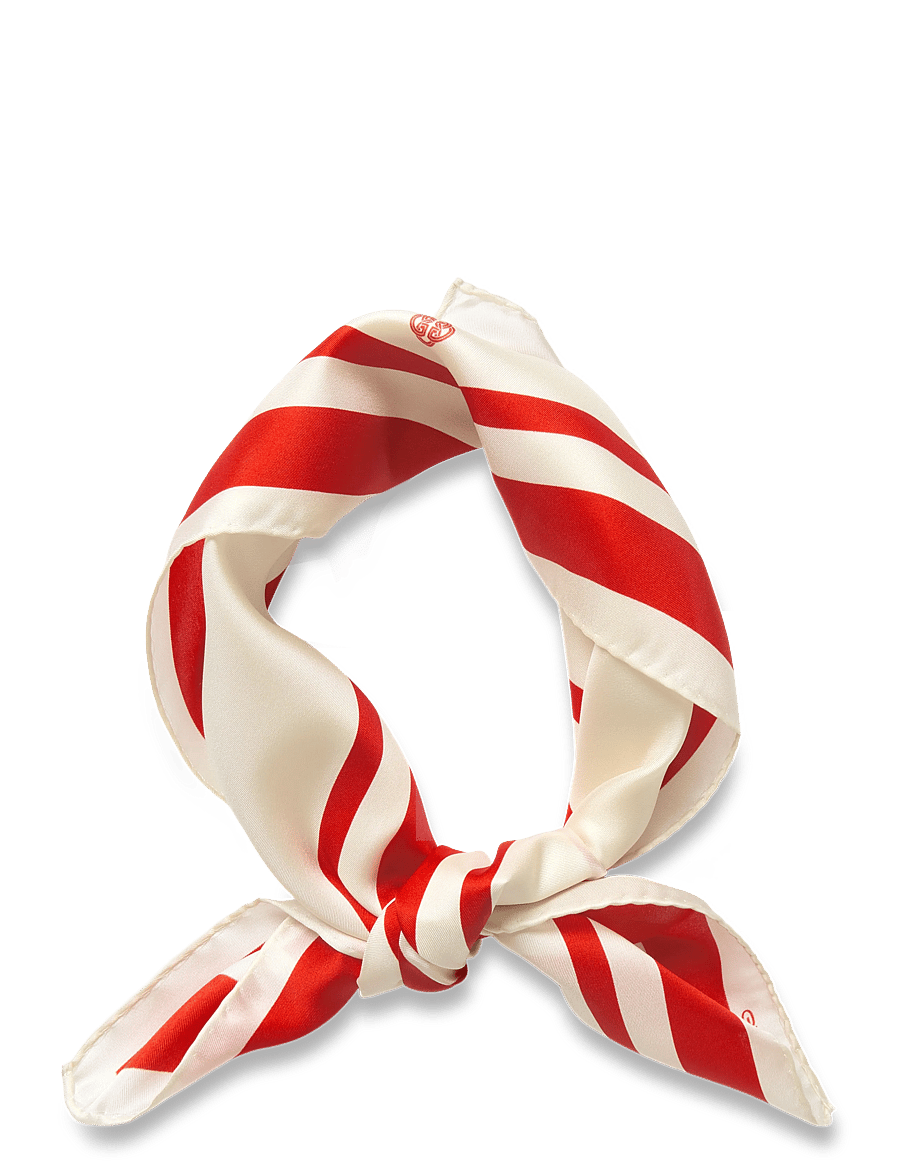 Gant - STRIPED SILK SCARF - moetrendid - cream - 0