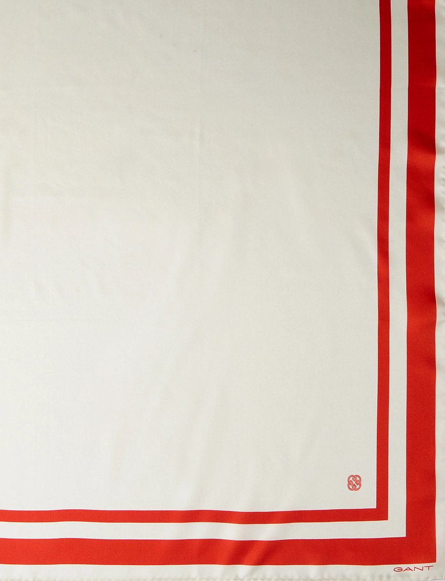 Gant - STRIPED SILK SCARF - moetrendid - cream - 2