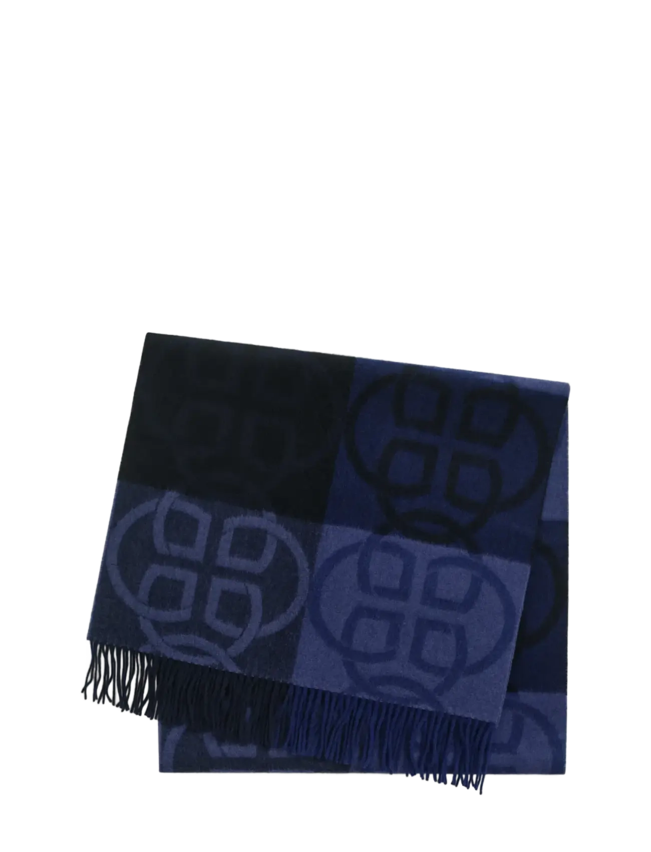 Gant MONOGRAM WOOL SCARF - Huivit - EVENING BLUE / navy
