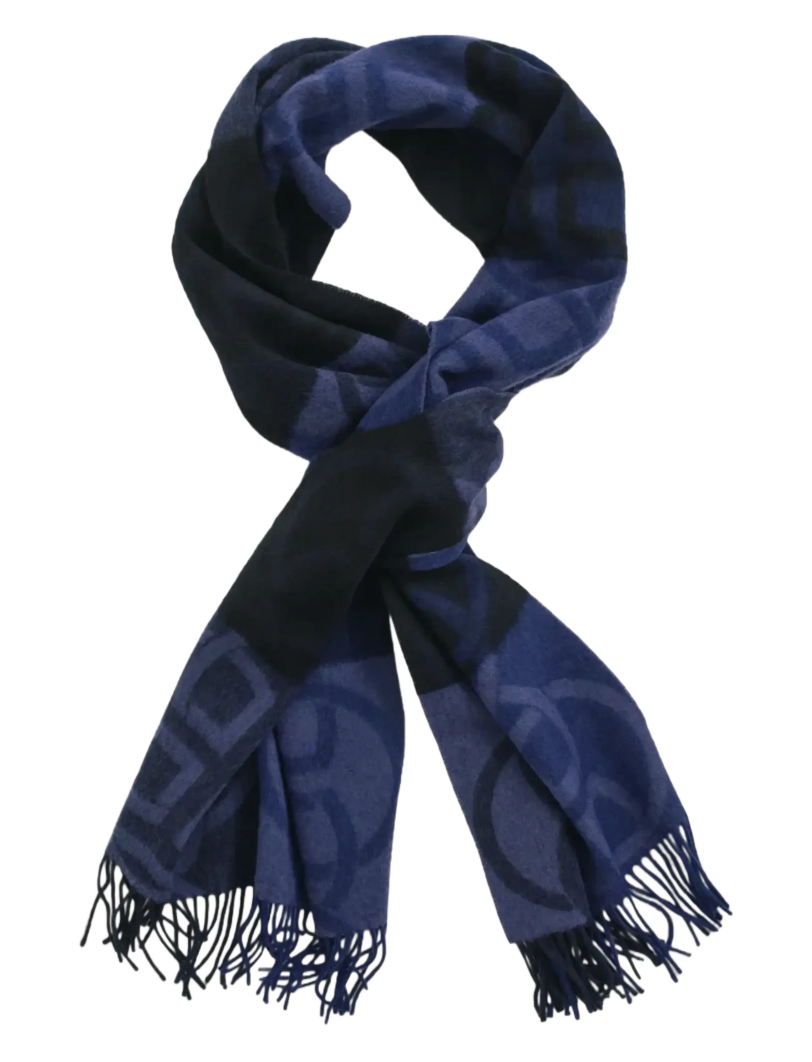 Gant - MONOGRAM WOOL SCARF - winterschals - evening blue - 1