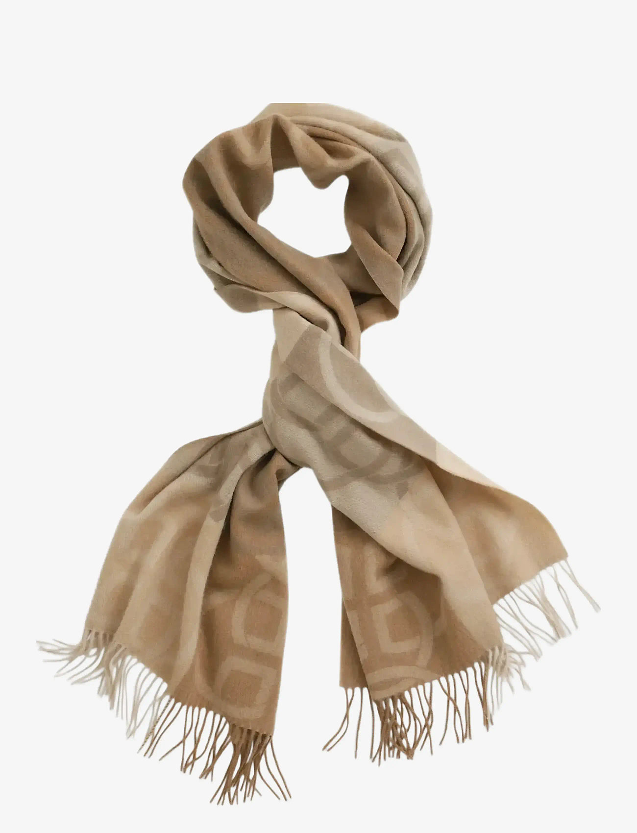 GANT - MONOGRAM WOOL SCARF - accessoires - warm khaki - 1