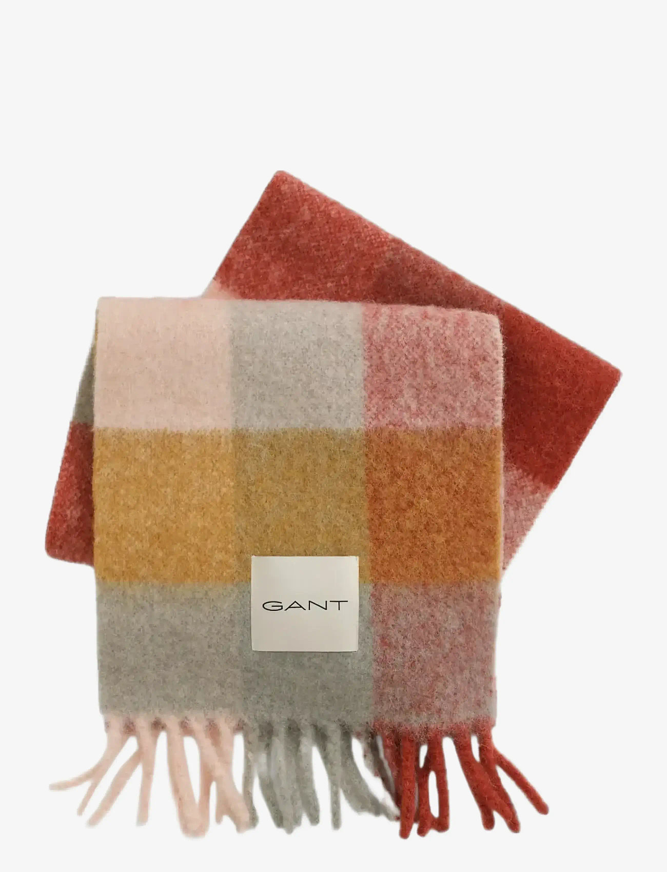 GANT - ALPACA WOOL CHECK SCARF - halsdukar - multicolor - 1