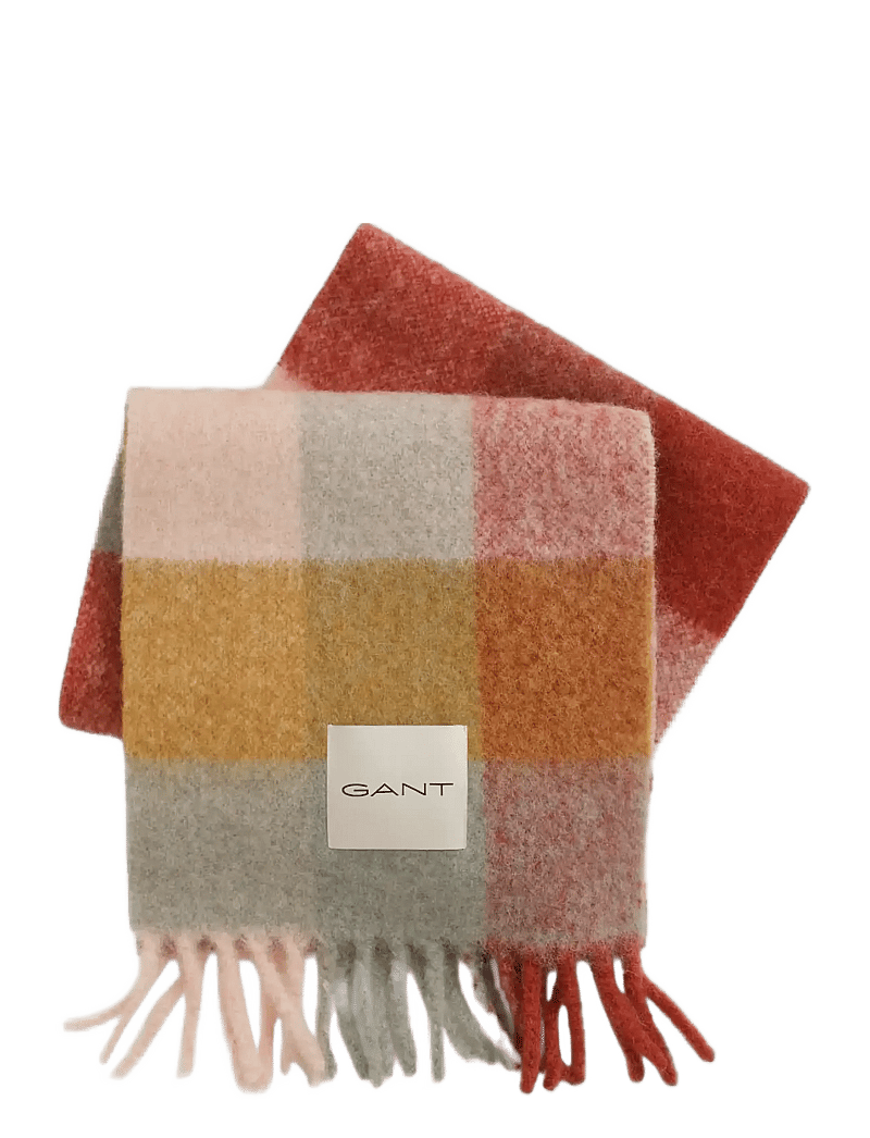 GANT - ALPACA WOOL CHECK SCARF - halsdukar - multicolor - 1