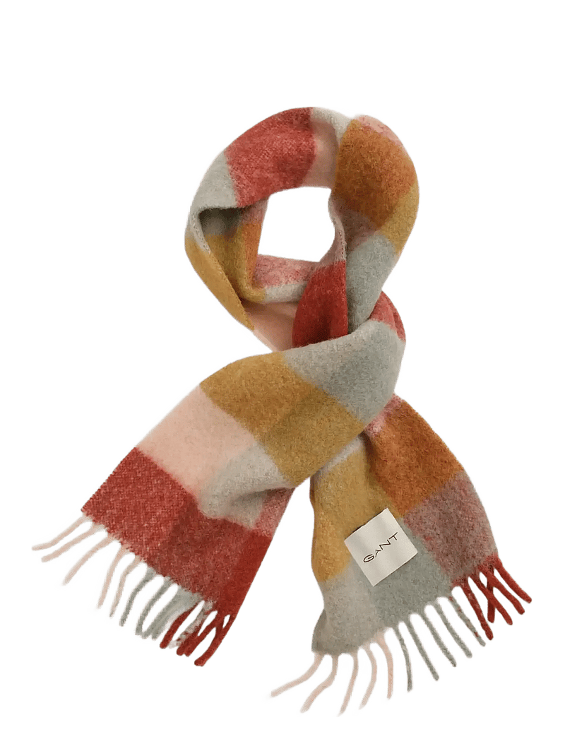 GANT - ALPACA WOOL CHECK SCARF - halsdukar - multicolor - 2