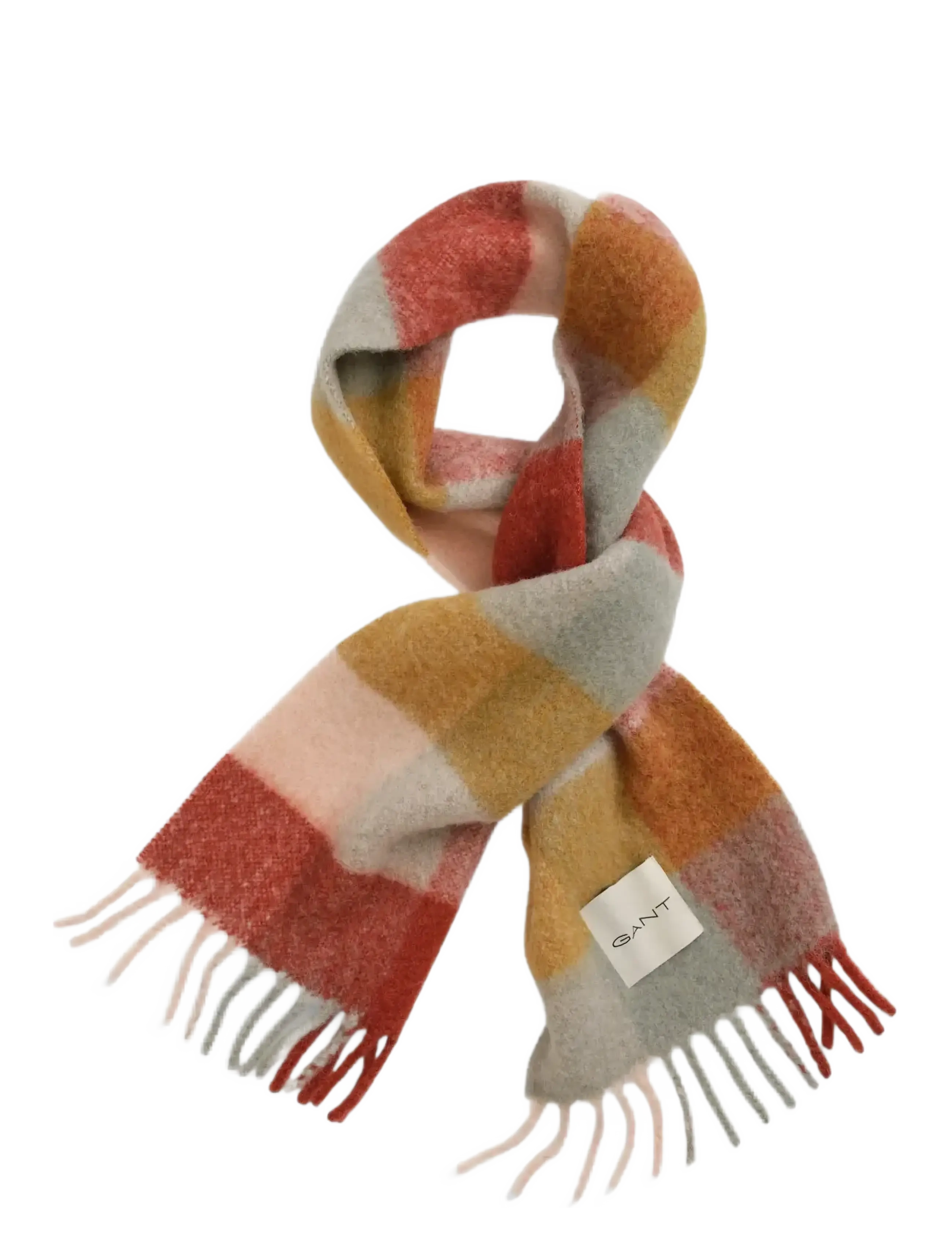 Gant - ALPACA WOOL CHECK SCARF - multicolor - 2