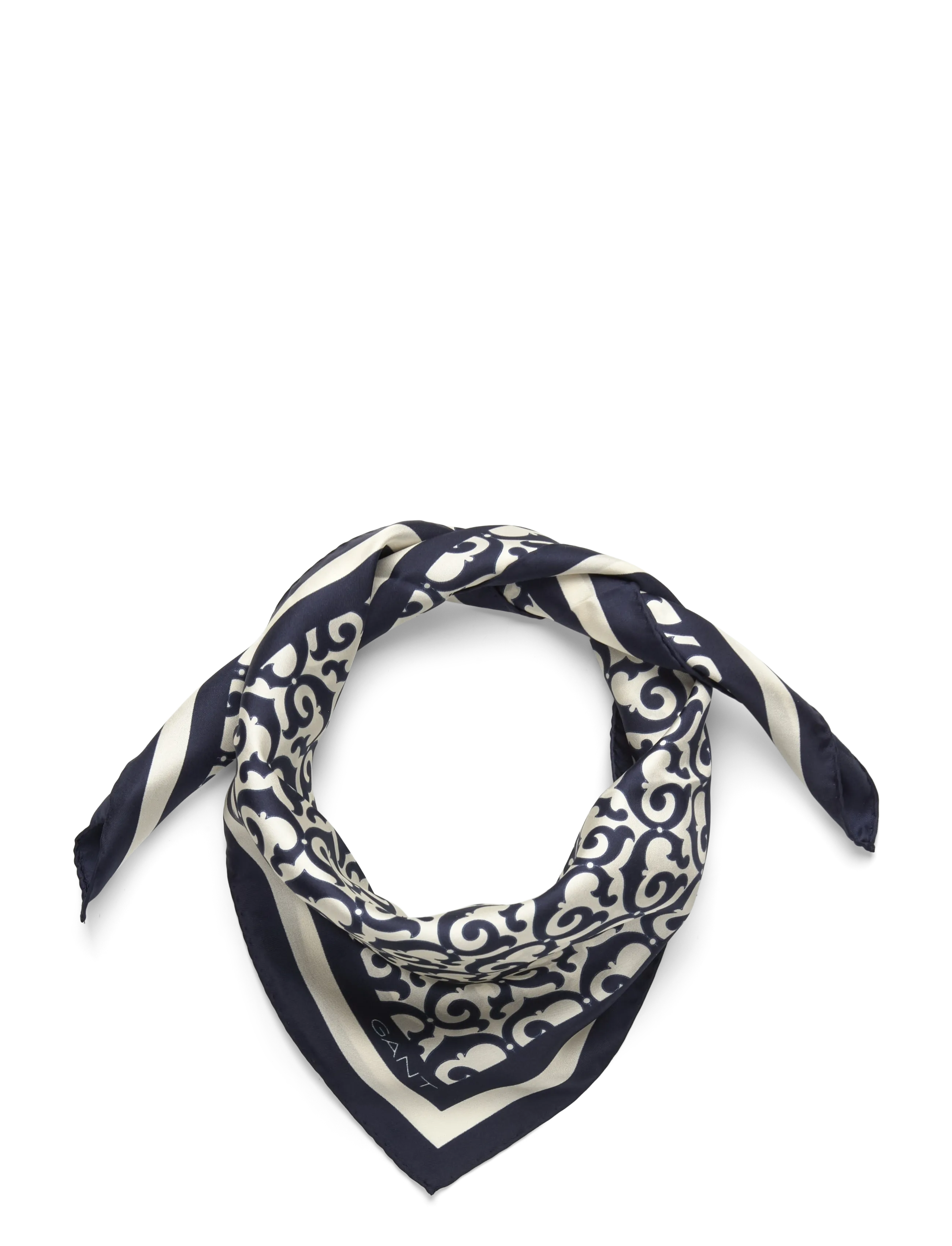 G Print Silk Scarf