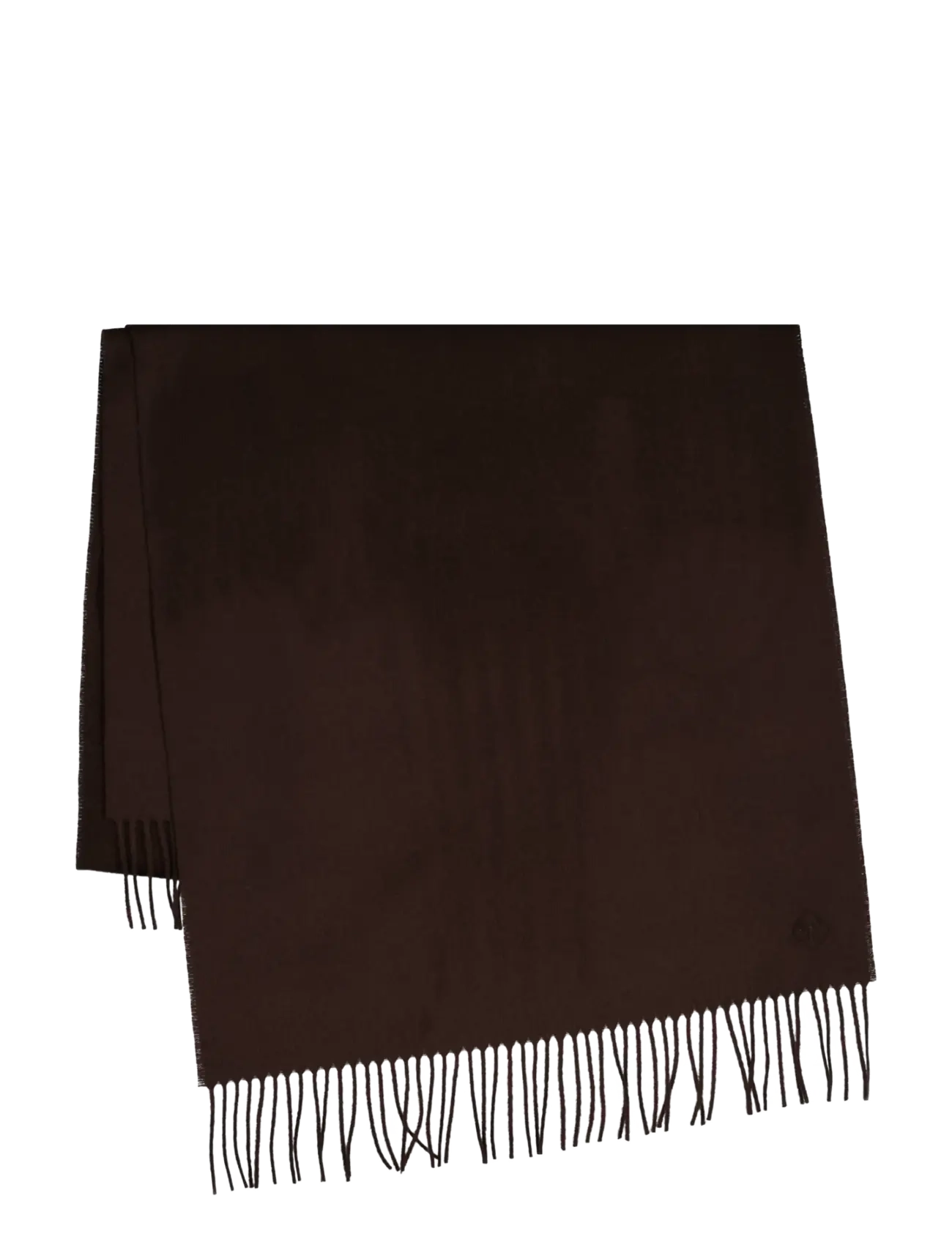 Gant WOOL WOVEN SCARF - Modetrends - DEEP BROWN / brown