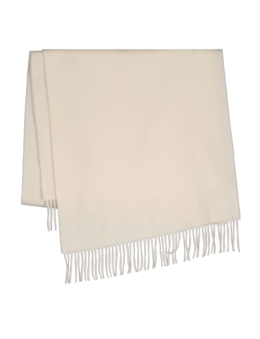 Gant - WOOL WOVEN SCARF - winter scarves - faded beige - 0