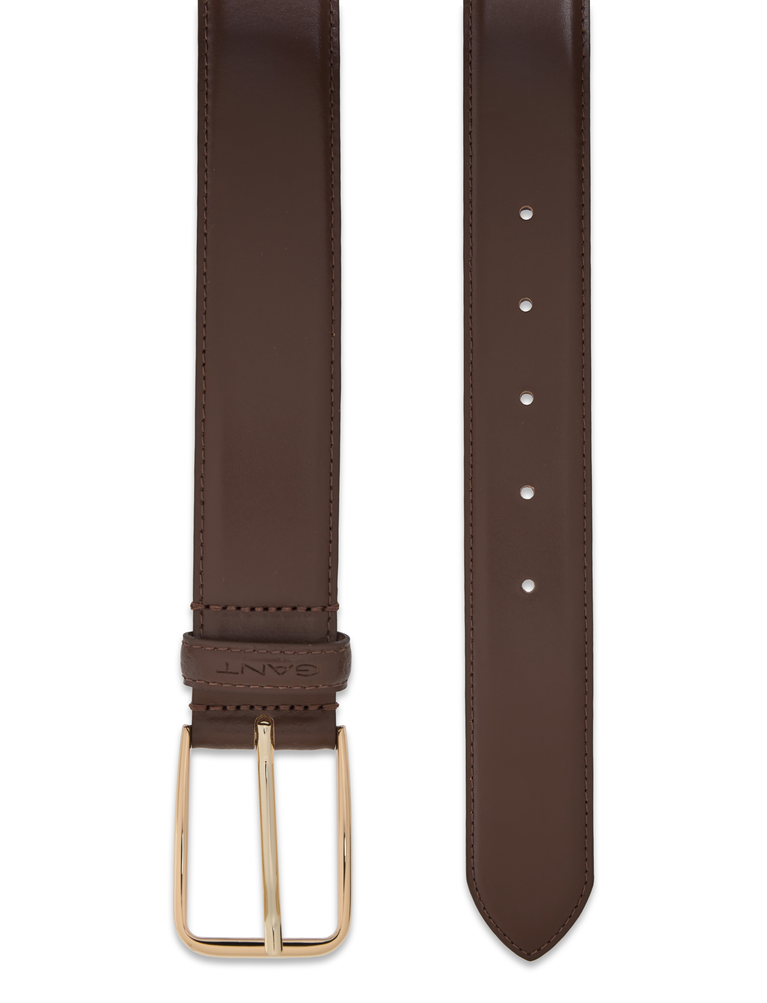 GANT - LEATHER BELT - weathered brown - 1